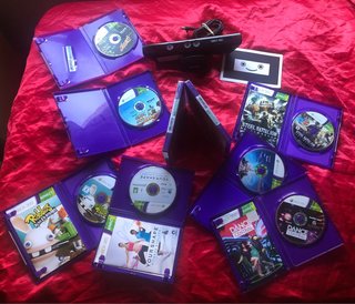 Colección Kinect Xbox 360: 9 Juegos + Sensor