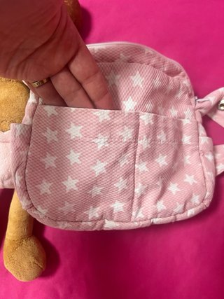 Muñeca de baño y bolso para cochecito