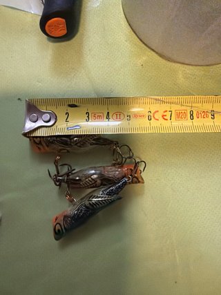 Lote 3 señuelos pesca
