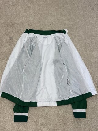 Chaqueta Lacoste Verde y Blanca