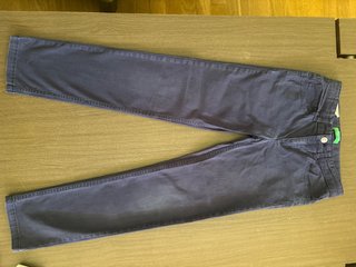 Pantalón chino Benetton azul T. 8-9 años
