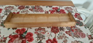 Balda madera Ikea + 5 frascos reciclados