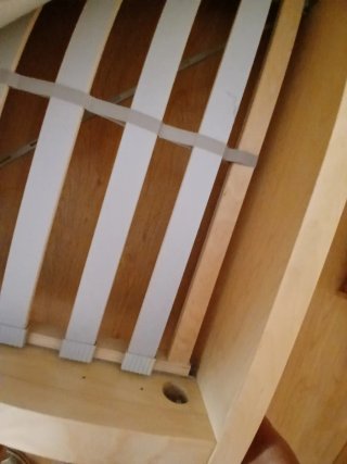 Estructura y cabecero cama 1.50 y de alto 35 cm