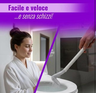 Spazzola scopino in silicone