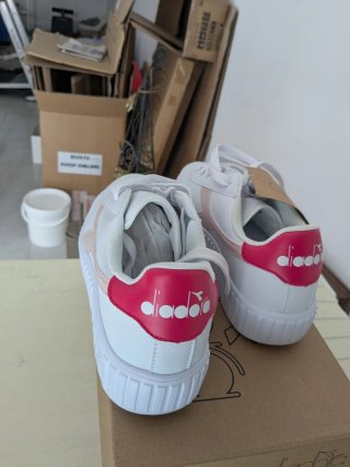 Scarpe Diadora Bianche e Rosa
