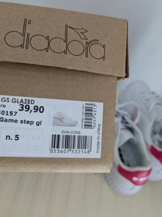 Scarpe Diadora Bianche e Rosa