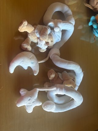 Juego peluches carrito bebé
