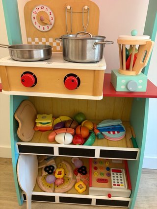 Cocina de madera Mercado + Set Pizza