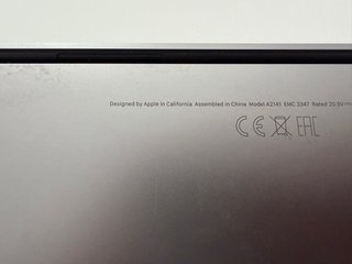 MacBook Pro 16” 2019 - Piezas