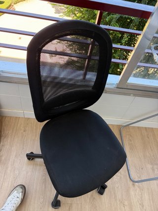 Silla de escritorio Ikea negra