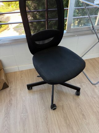 Silla de escritorio Ikea negra