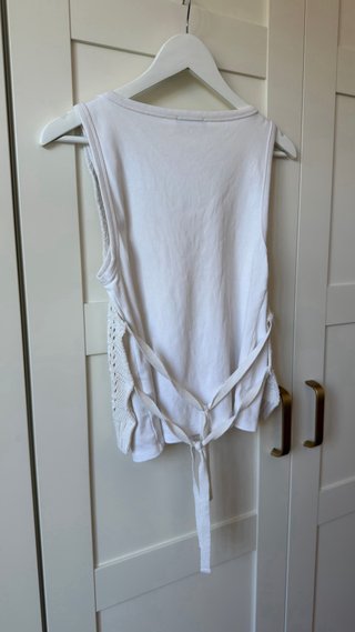 Top ZARA punto doble Talla L