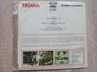 Single Triana Quiero Contarte Pop Rock