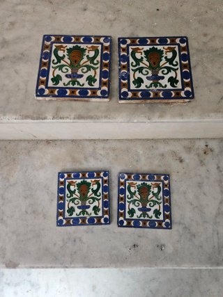 4 Azulejos Triana Antiguos