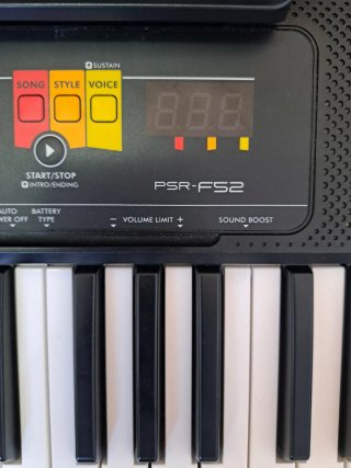 Soporte Piano Tijera Negro