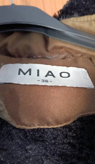 Abrigo verde militar talla 36