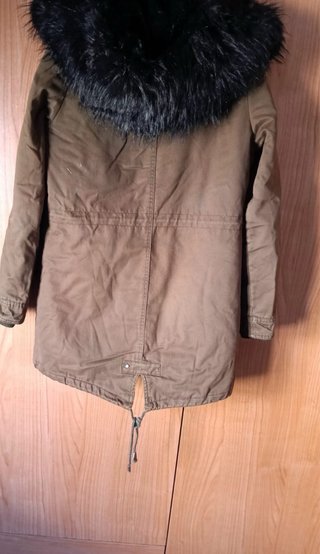Abrigo verde militar talla 36