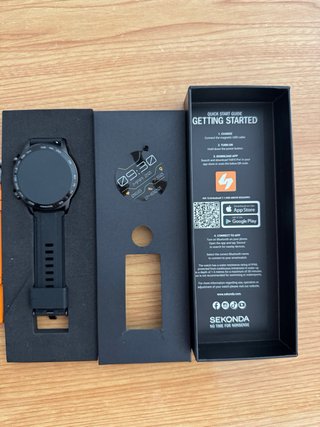Smartwatch Sekonda Negro y Naranja