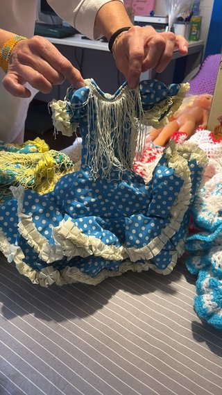 Vestido Flamenca Nancy Años 70