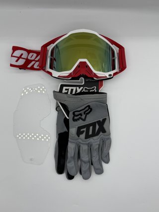 Gafas 100% y Guantes Fox Nuevos 138