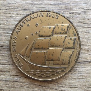 2 Medallas Juan Sebastián Elcano y Australia 1988