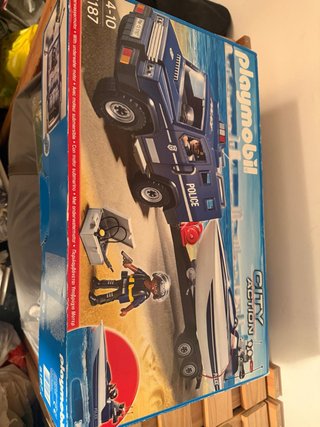 Playmobil City Action Camión Policía y Barco