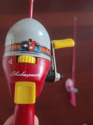 Caña de pesca infantil Iron Man