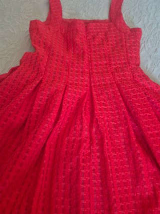 Vestido ceremonia Mayoral rojo talla 12