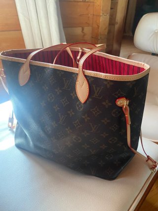 Bolso Louis Vuitton Neverfull Marrón