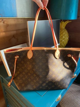 Bolso Louis Vuitton Neverfull Marrón