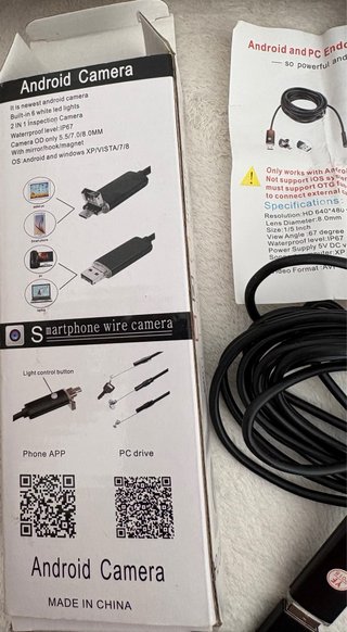 Cámara Endoscópica USB HD Android