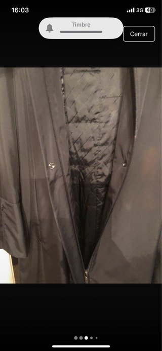 Gabardina larga Mango Talla L- XL