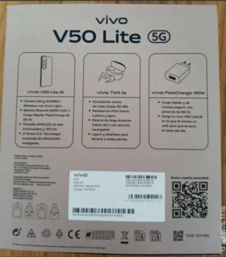 Móvil VIVO V50 LITE (5G) más AURICULARES