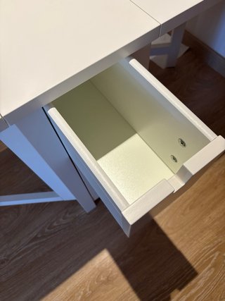 Mesa plegable IKEA NORDEN blanca 6 cajones