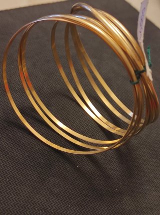 Pulsera semanario oro de dieciocho quilates