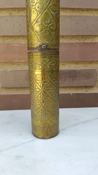 Molinillo de café y especias antiguo estilo turco