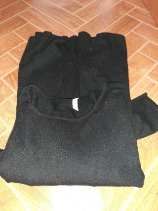 Maxi maglia nera con brillantini taglia unica