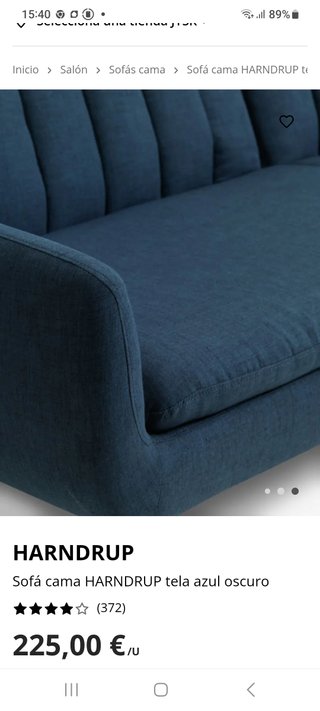 Sofá cama HARNDRUP 3 plazas