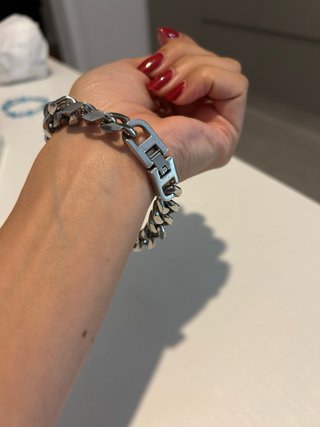 Bracciale Morellato Uomo Nero Argento