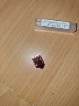 Broca Diamante Grabado 40x0.4x90°