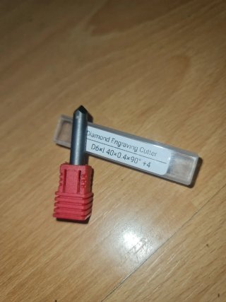 Broca Diamante Grabado 40x0.4x90°