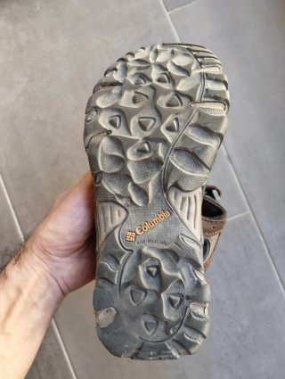 Sandalias Columbia Santiam 3 Tiras Hombre Marrón