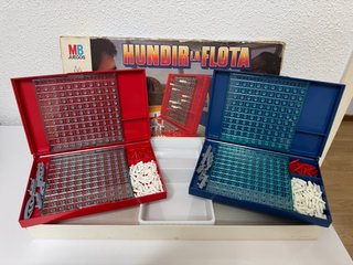 ANTIGUO JUEGO DE MESA MB HUNDIR LA FLOTA AÑO 1981