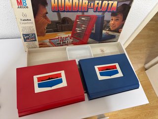 ANTIGUO JUEGO DE MESA MB HUNDIR LA FLOTA AÑO 1981