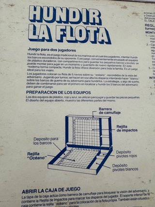 ANTIGUO JUEGO DE MESA MB HUNDIR LA FLOTA AÑO 1981