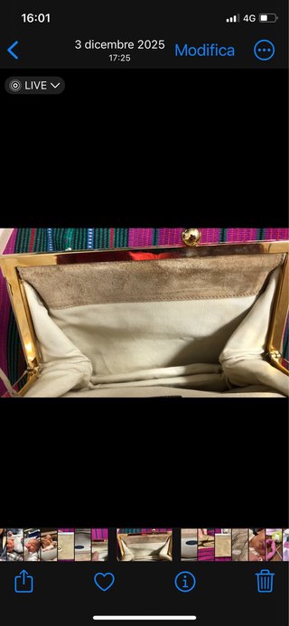 Pochette Mila Schon camoscio beige