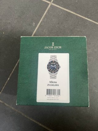 Jacob Zech Athena Reloj Azul/Plateado