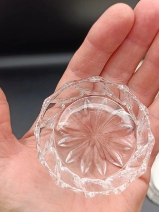 Saleros de pellizco cristal Bayard
