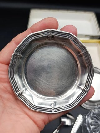 Saleros de pellizco cristal Bayard