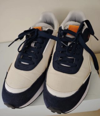 Zapatillas Puma Talla 43 Naranja y Blanco